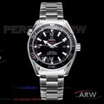 OM Factory V2 Omega Seamaster 600 Planet Ocean  Edition Black Dial 42mm Asia 2824 Automatic Watch 